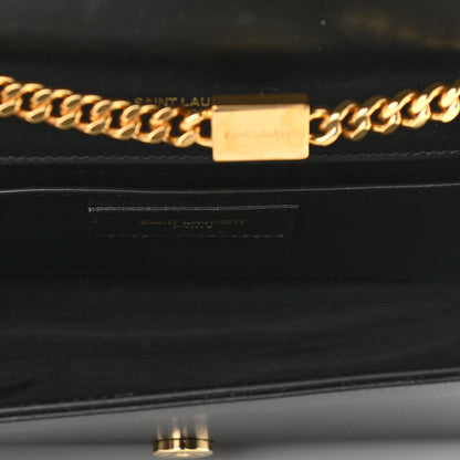 Saint Laurent Calfskin Small Monogram Kate Satchel Black 5 of 11