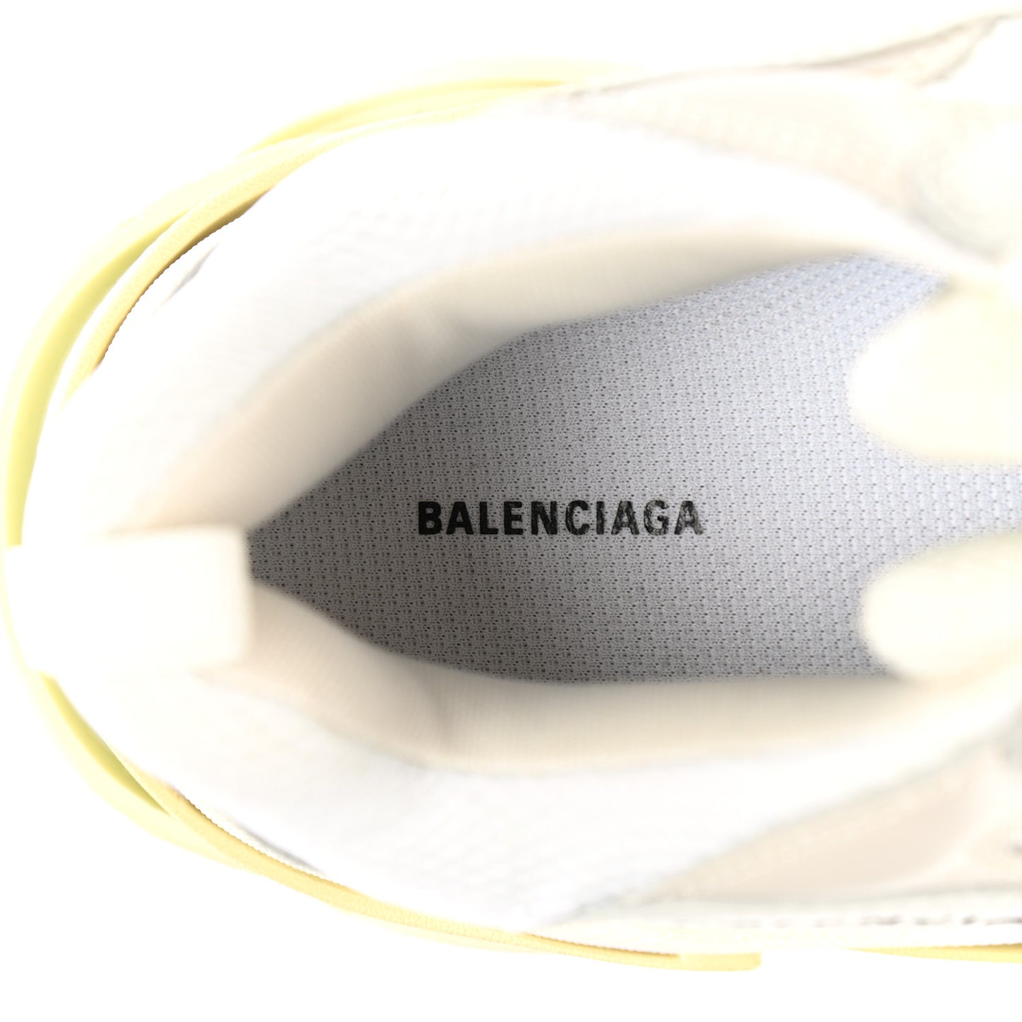 Fabric Mesh Mens Triple S Sneakers 43 White