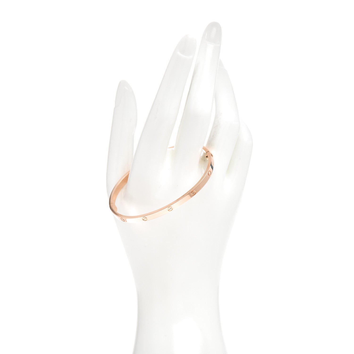 Cartier 18K Pink Gold Small LOVE Bracelet 18 2 of 4