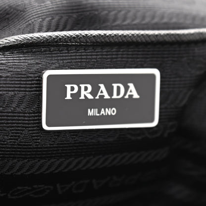 Prada Tessuto Nylon Saffiano Tote Black 5 of 9