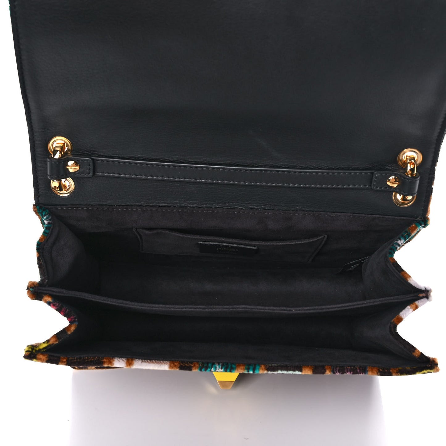 Velvet Vitello Dolce Fun Fair Kan I Shoulder Bag Tobacco Multicolor Black