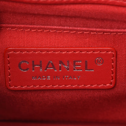 Chanel Grained Calfskin Quilted Small CC Box Flap Red 6 of 15
