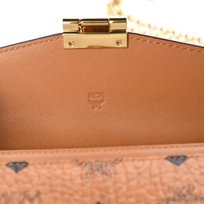 MCM Visetos Large Patricia Wallet On Chain Cognac 6 of 9