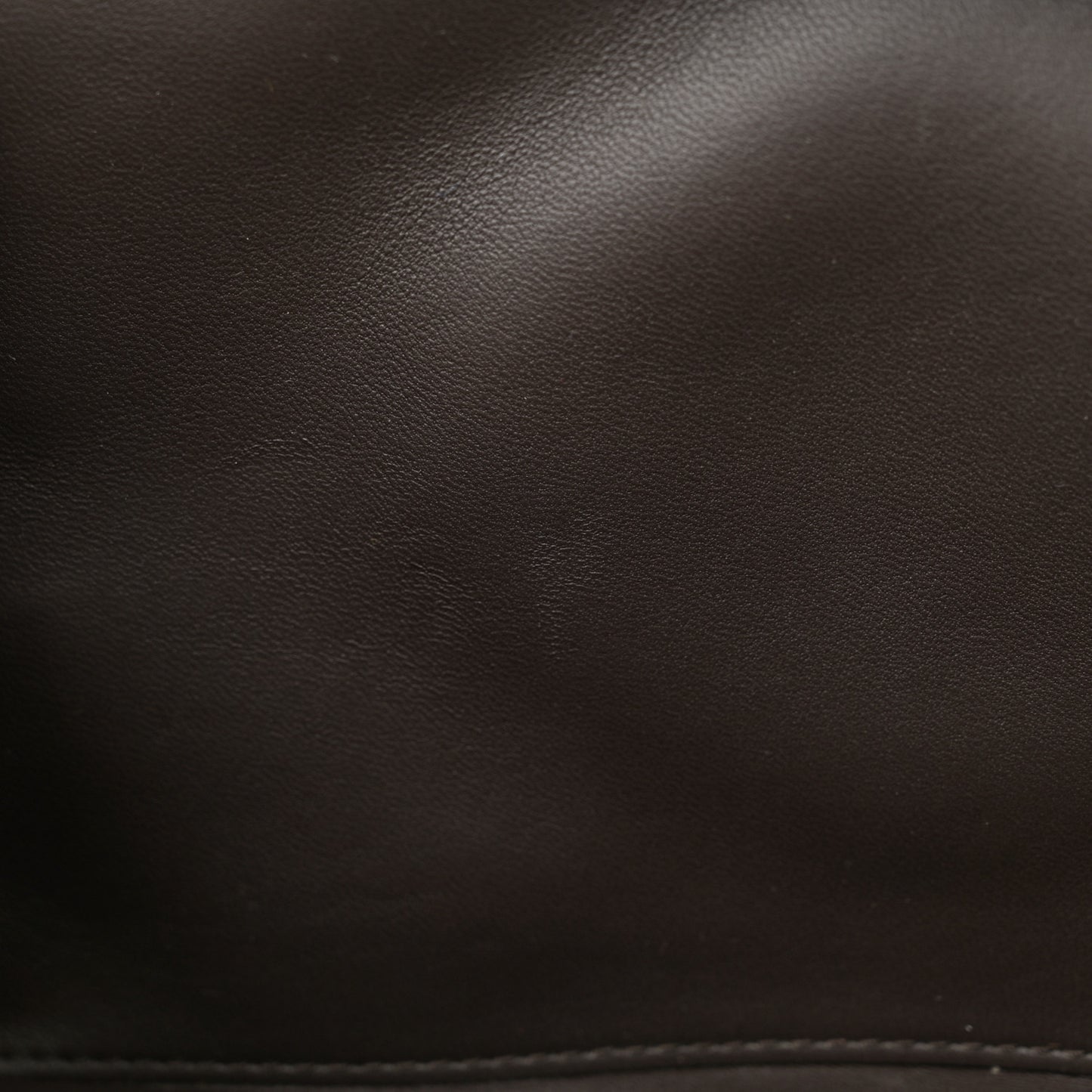 Spazzolato Calfskin Chain Clutch Gold Marble