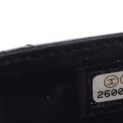 Chanel Aged Calfskin Quilted Gabrielle Card Holder Black 8 of 8