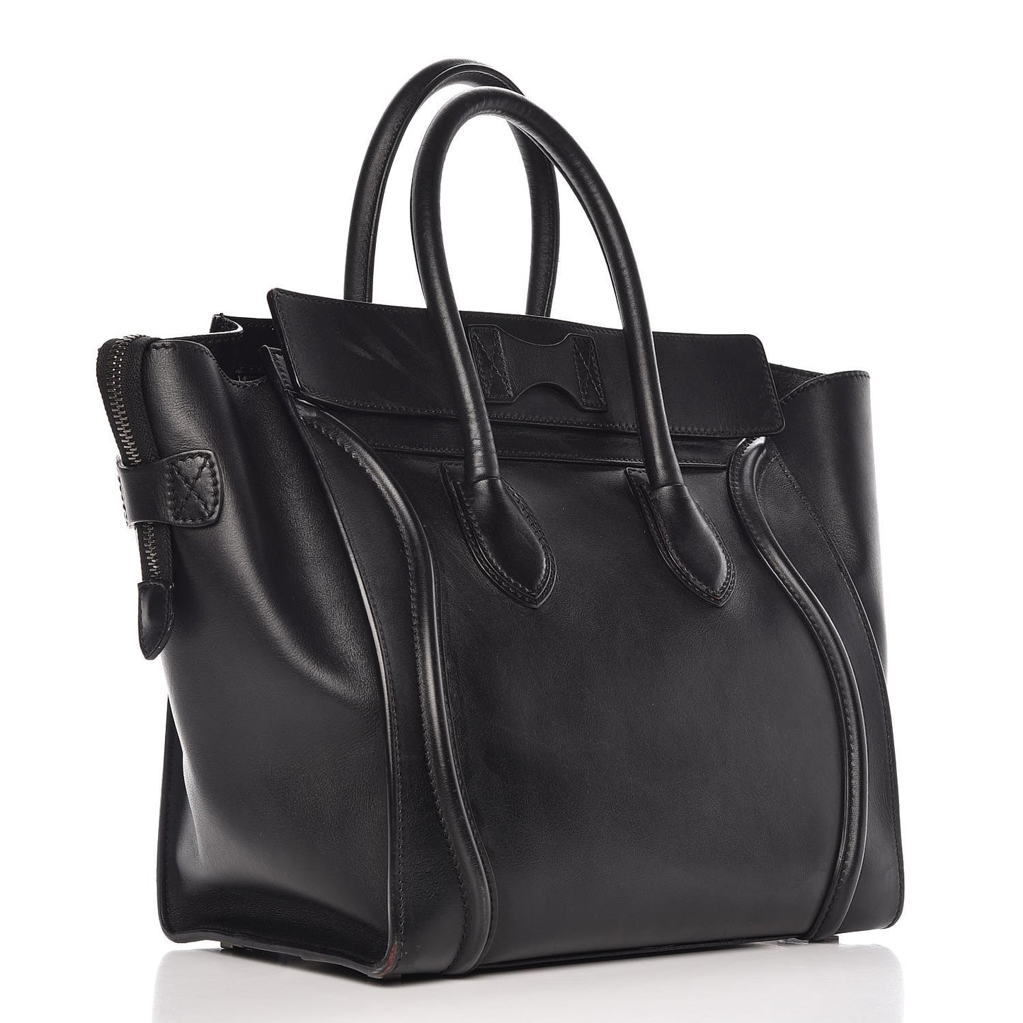 Smooth Calfskin Mini Luggage Black