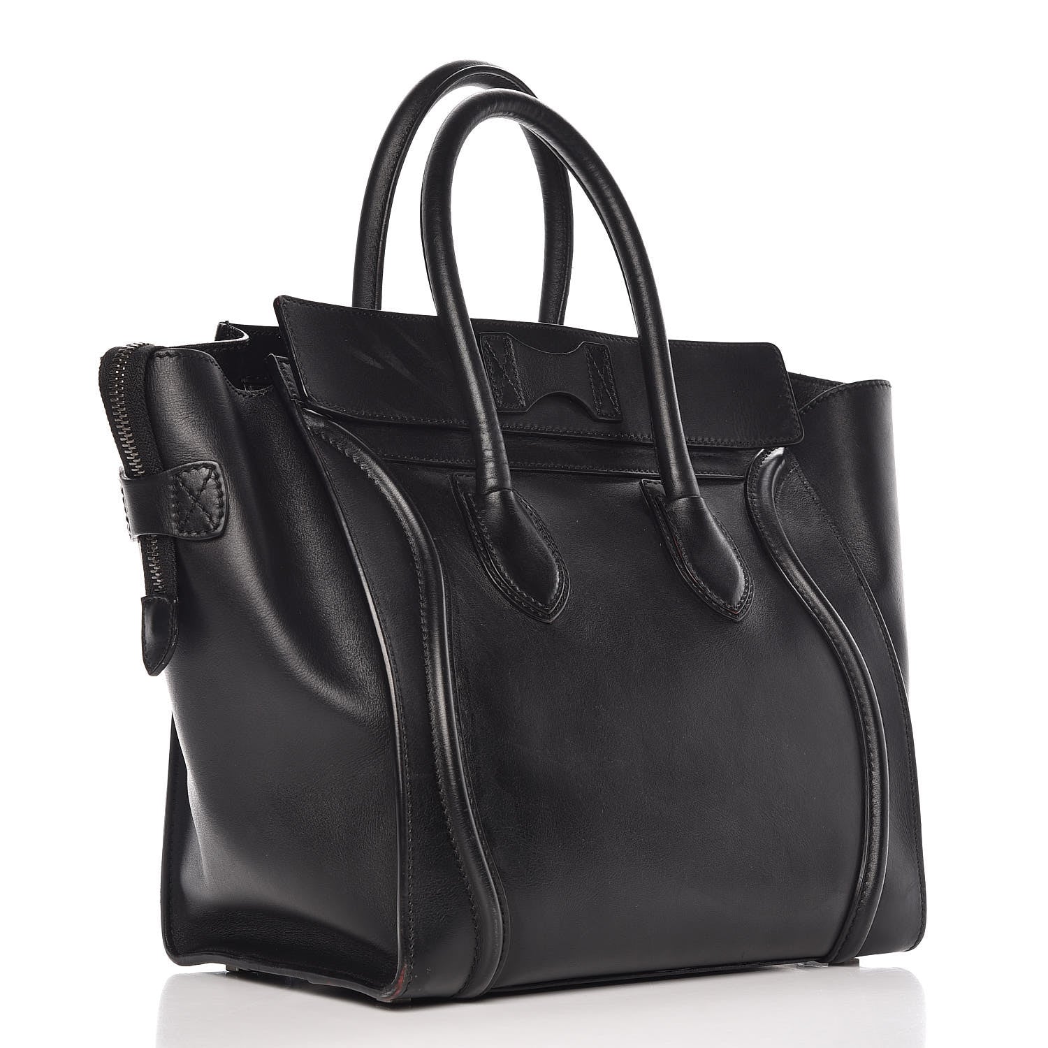 Celine Smooth Calfskin Mini Luggage Black 3 of 19