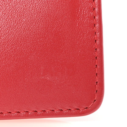 Chanel Patent Quilted Zip Pocket Wallet Coral 9 of 15