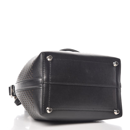 Proenza Schouler Calfskin Perforated Small Bucket Bag Black 5 of 13