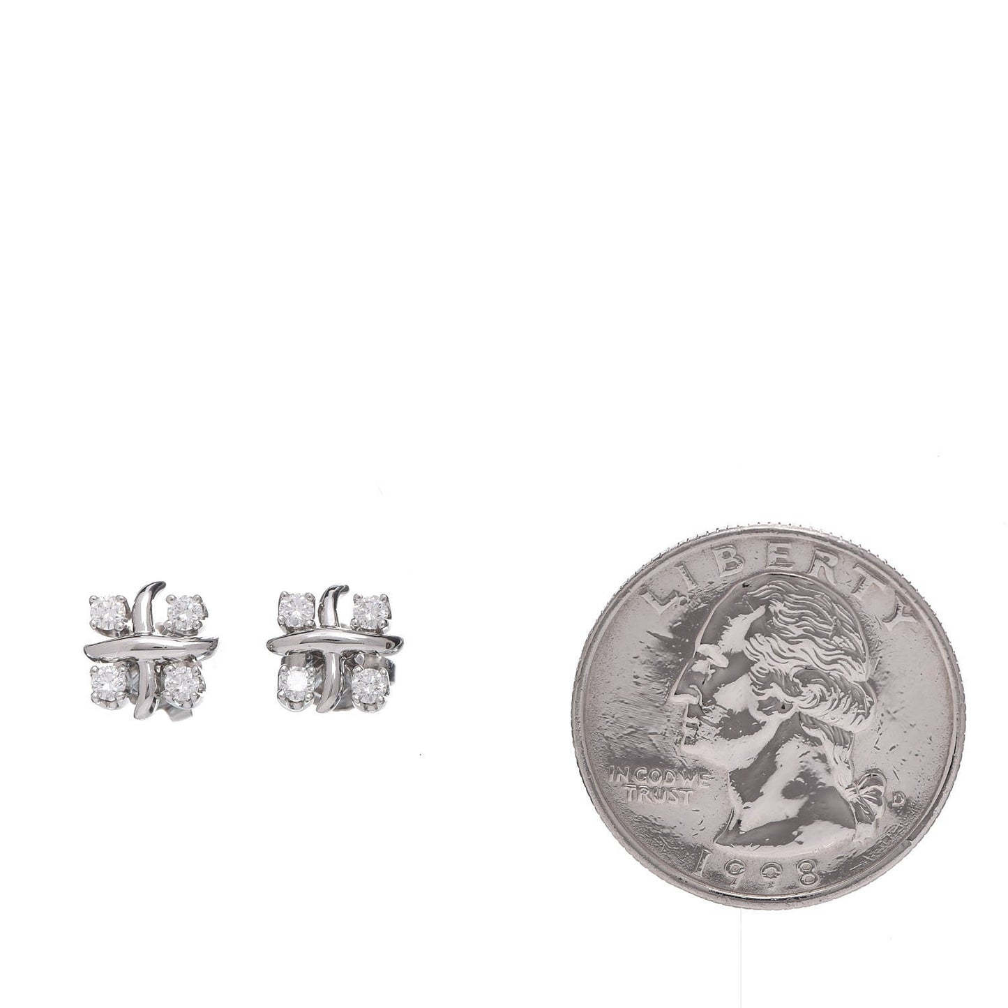 Platinum Diamond Schlumberger Lynn Earrings