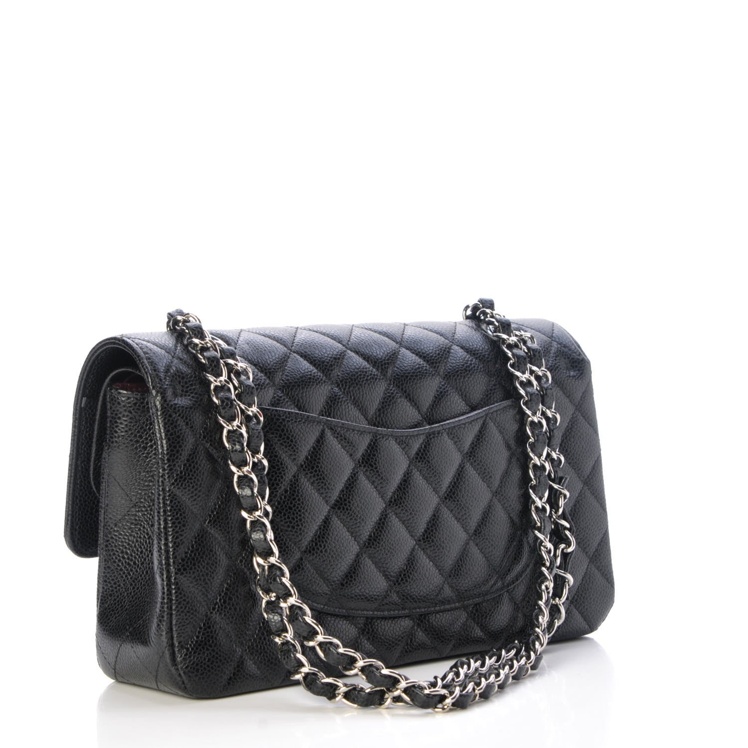 Chanel Caviar Quilted Medium Double Flap Black 4 of 9