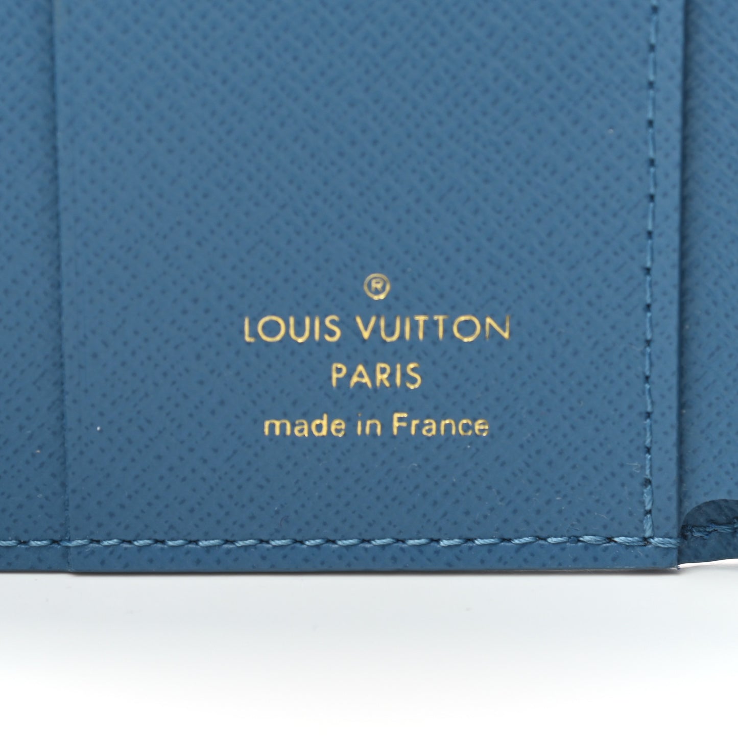 Monogram Zoe Wallet Blue Jean