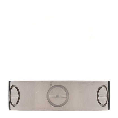 Cartier 18K White Gold 5.5mm LOVE Ring 49 5 3 of 4