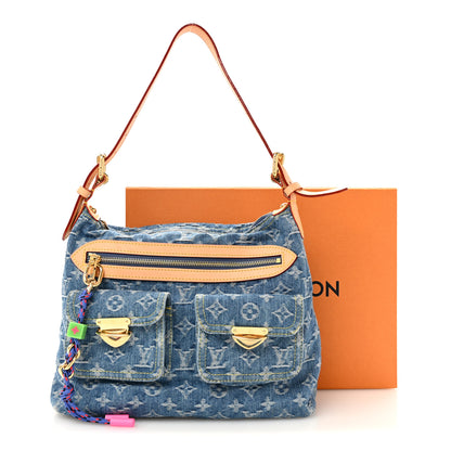 Louis Vuitton Monogram Denim Baggy NM Blue 12 of 12