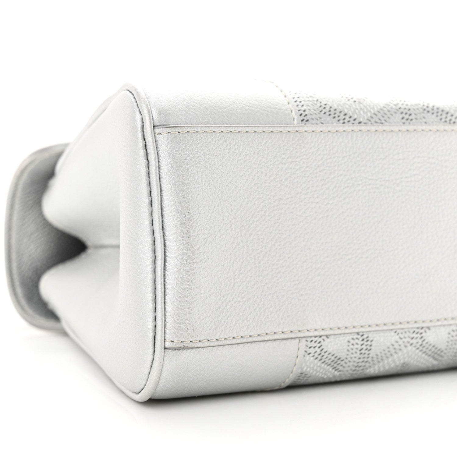 Goyard Goyardine Precious Metals Mini Saigon Silver 8 of 11