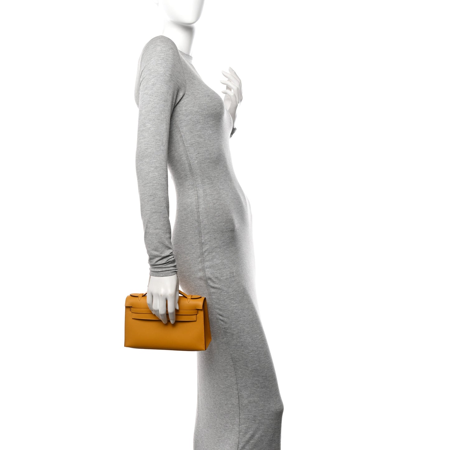 Swift Kelly Pochette Clutch Jaune Ambre