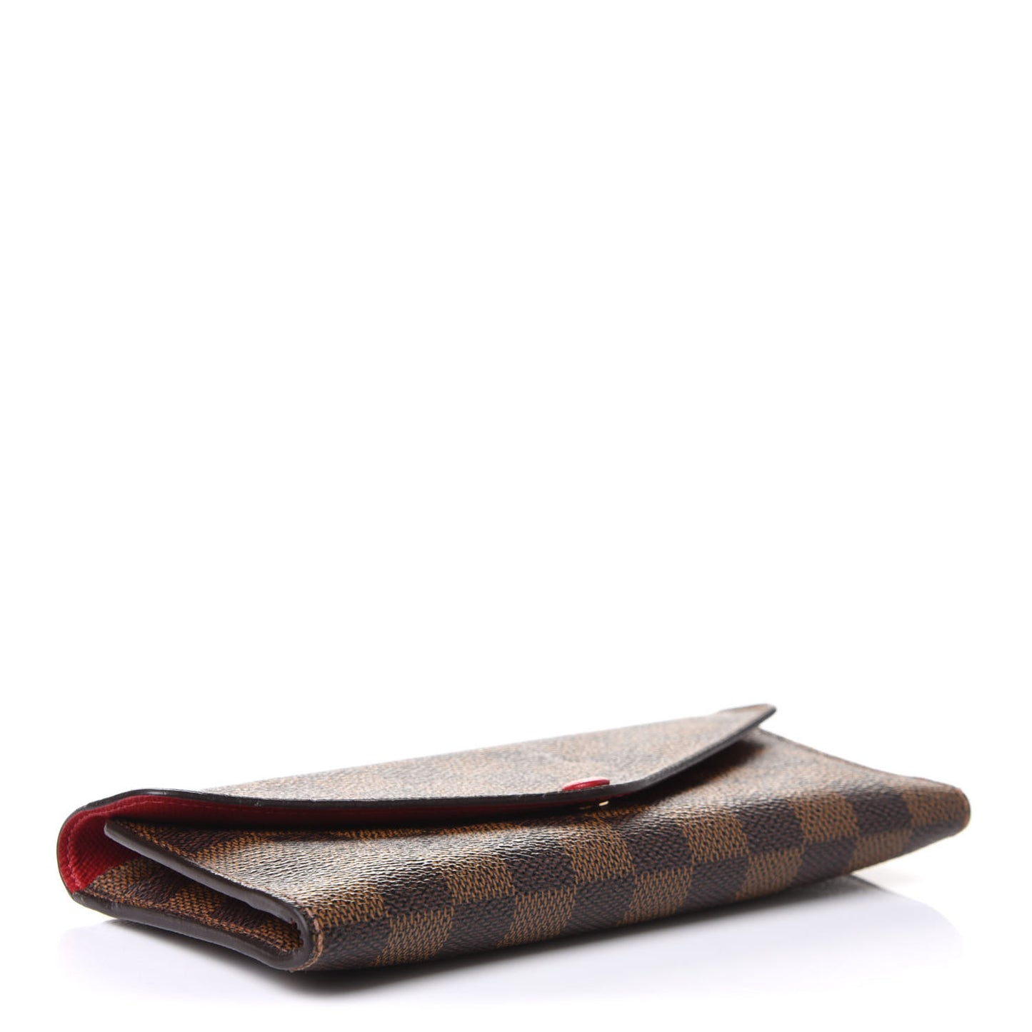 Damier Ebene Josephine Wallet Red