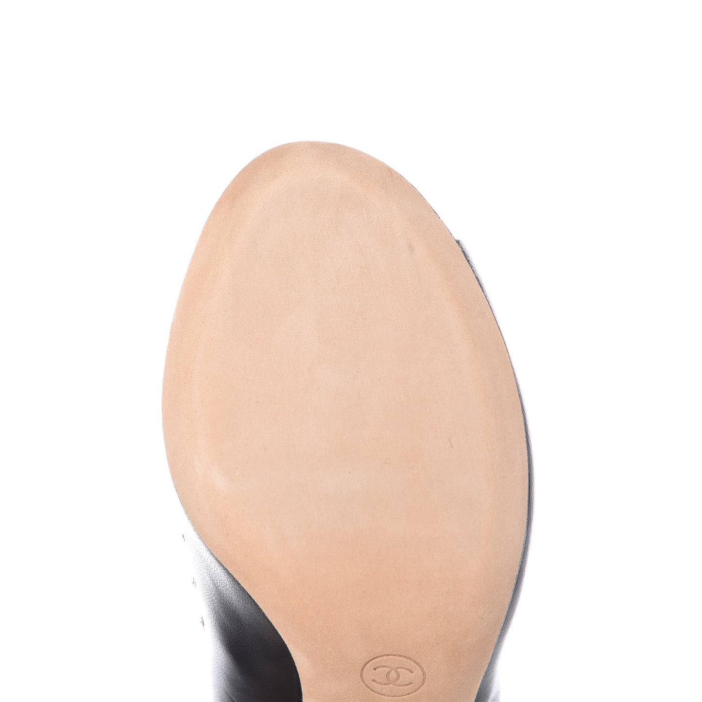 Lambskin Camellia Peep Toe Pumps 39.5 Black