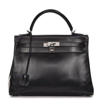 Hermes Box Kelly Retourne 32 Black 1 of 48