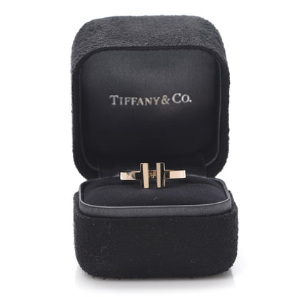 Tiffany 18K Rose Gold T Square Ring 49 5 5 of 5
