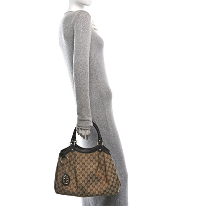 Gucci Monogram Medium Sukey Tote Dark Brown 2 of 10