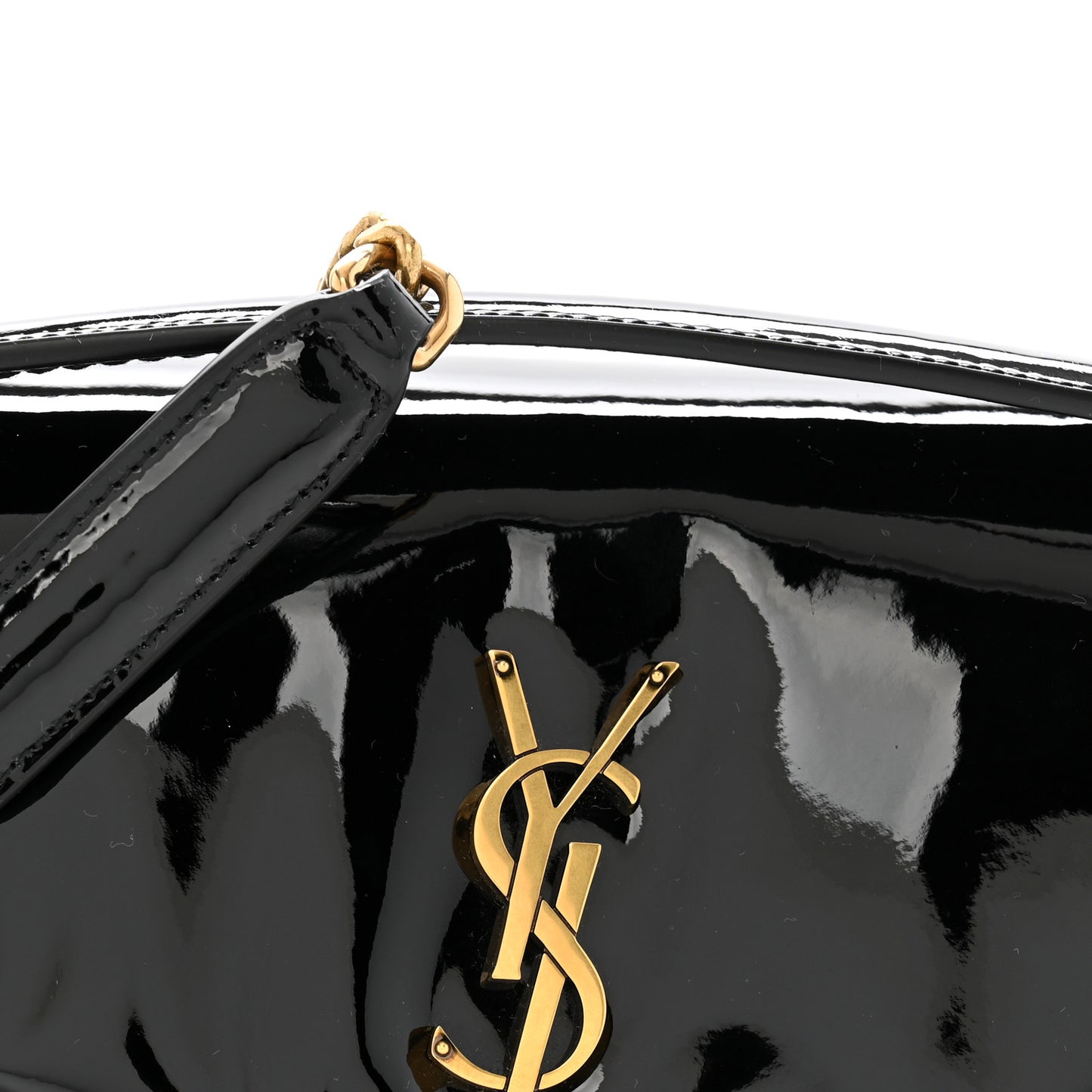 Patent Calfskin Calypso Black