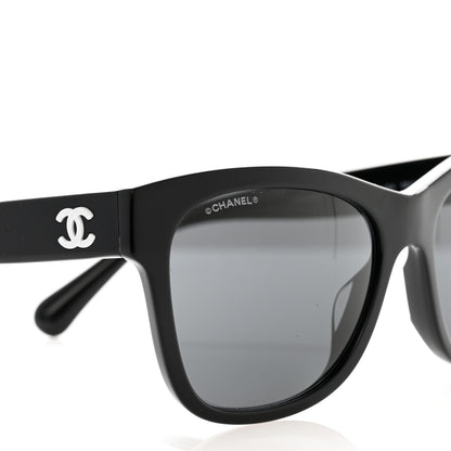 Chanel Acetate Square CC Sunglasses 5380-A Black 7 of 8