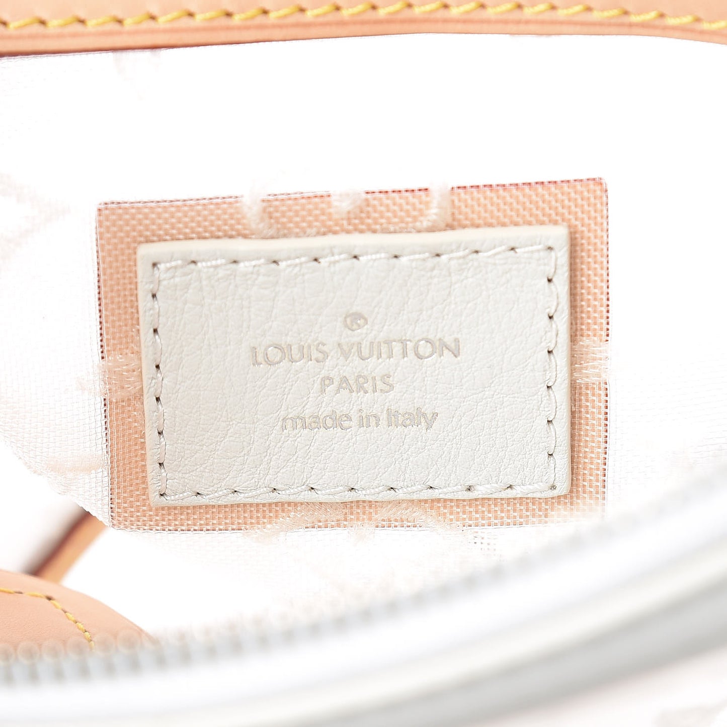 Monogram Transparence Lockit White