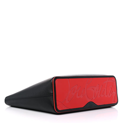 Christian Louboutin Calfskin Spikes East West Cabata Tote Black 5 of 15