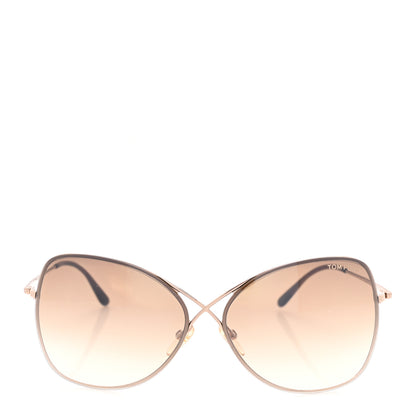 Tom Ford Colette Butterfly Sunglasses TF250 Brown 2 of 8