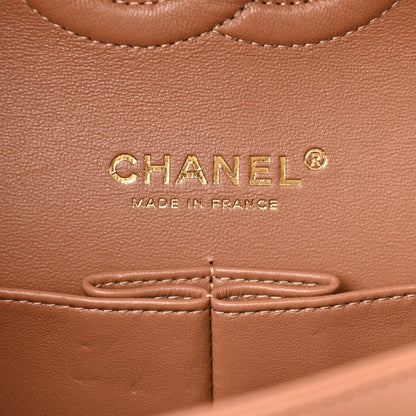 Chanel Lambskin Quilted Medium Double Flap Brown 7 of 12