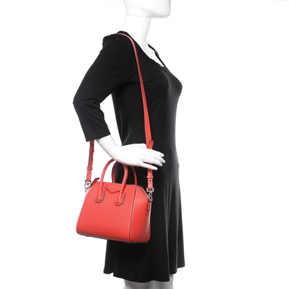 Givenchy Sugar Goatskin Mini Antigona Medium Red 2 of 10