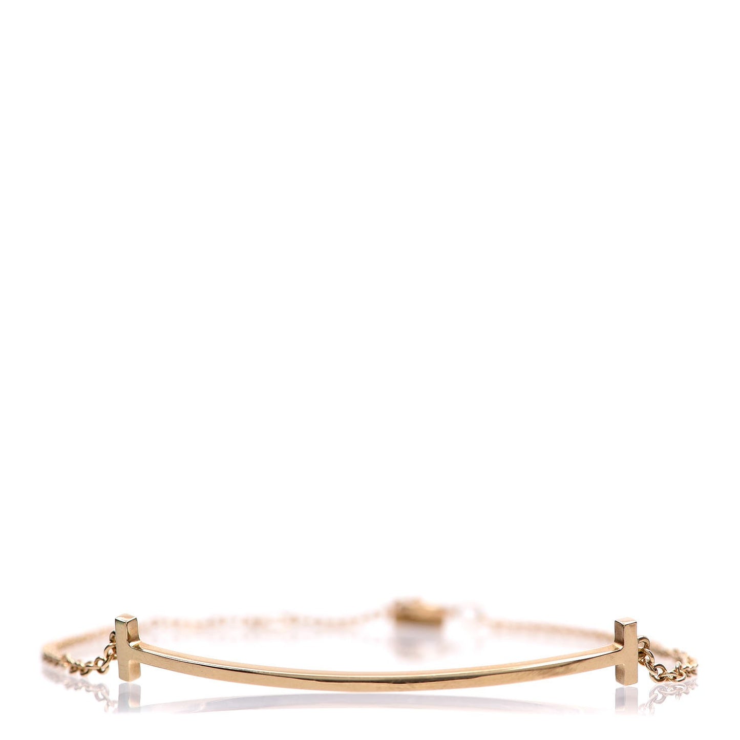 18K Yellow Gold T Smile Bracelet