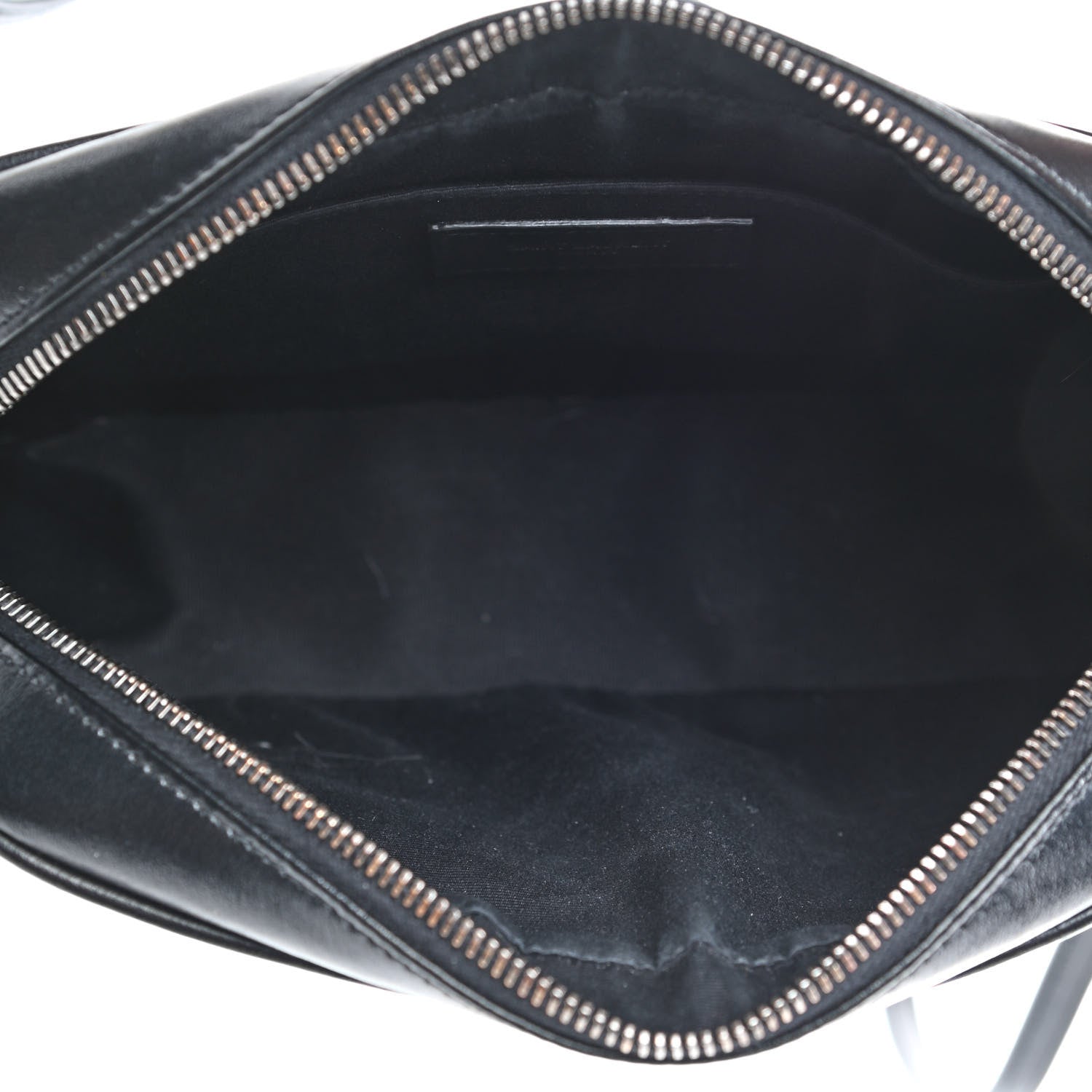 Saint Laurent Calfskin Matelasse Monogram Lou Camera Bag Black 5 of 9