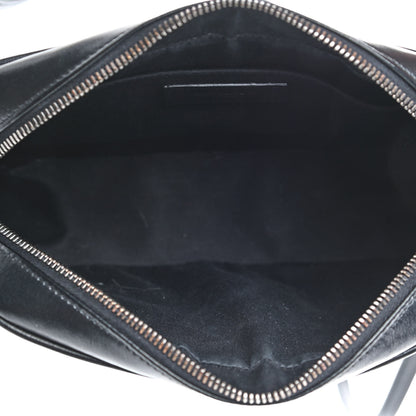 Saint Laurent Calfskin Matelasse Monogram Lou Camera Bag Black 5 of 9