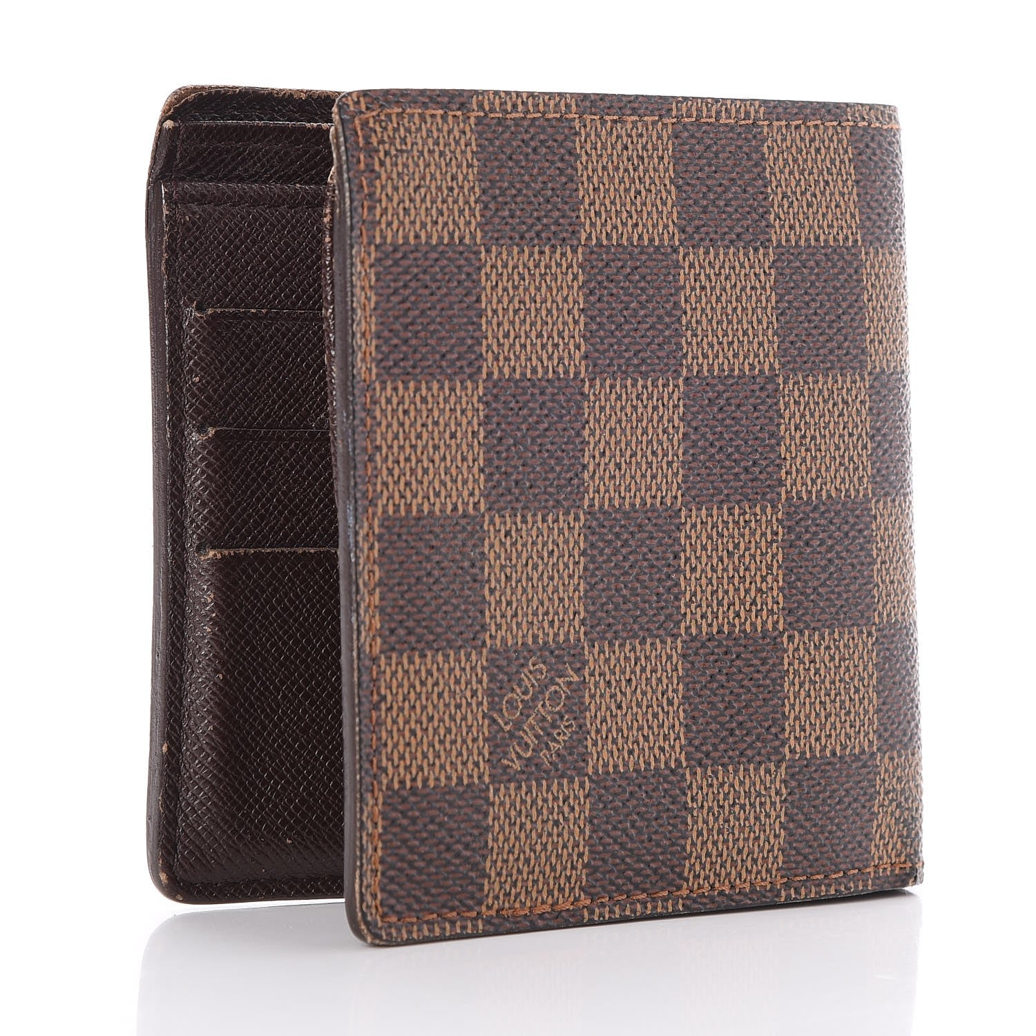 Louis Vuitton Damier Ebene Marco Wallet 3 of 9