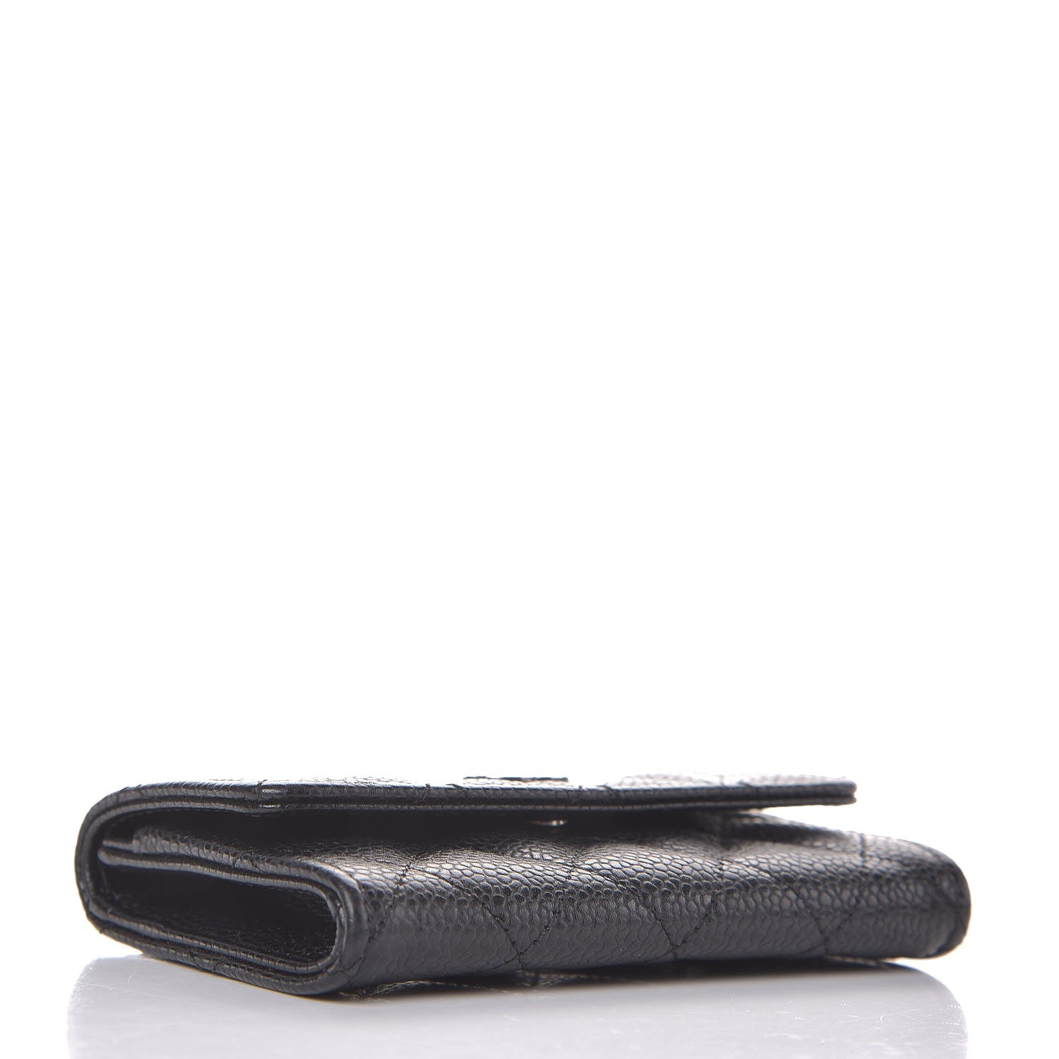 Chanel Caviar Quilted Flap Card Holder Black 4 of 10
