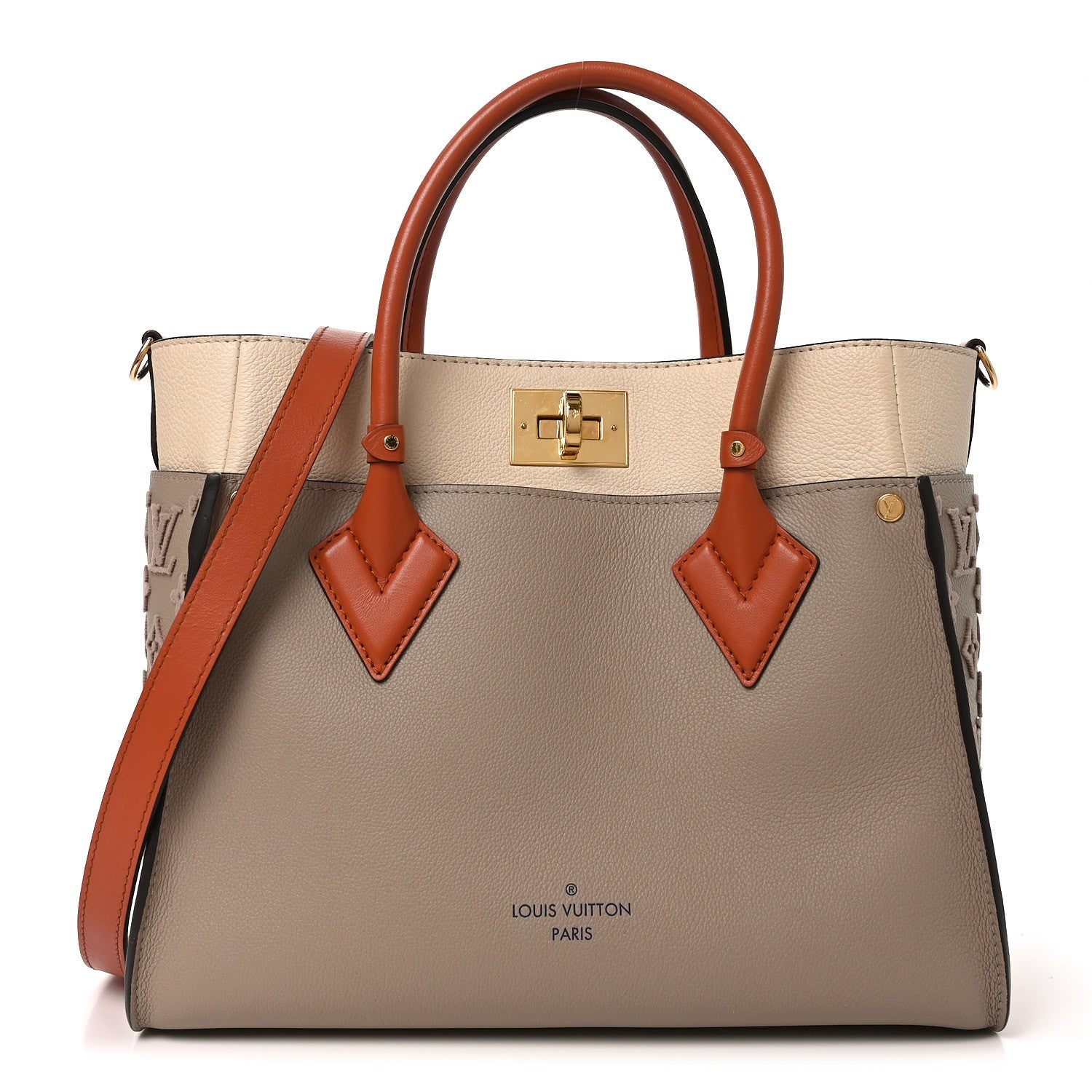Louis Vuitton Calfskin Monogram Tufting On My Side Galet 1 of 9