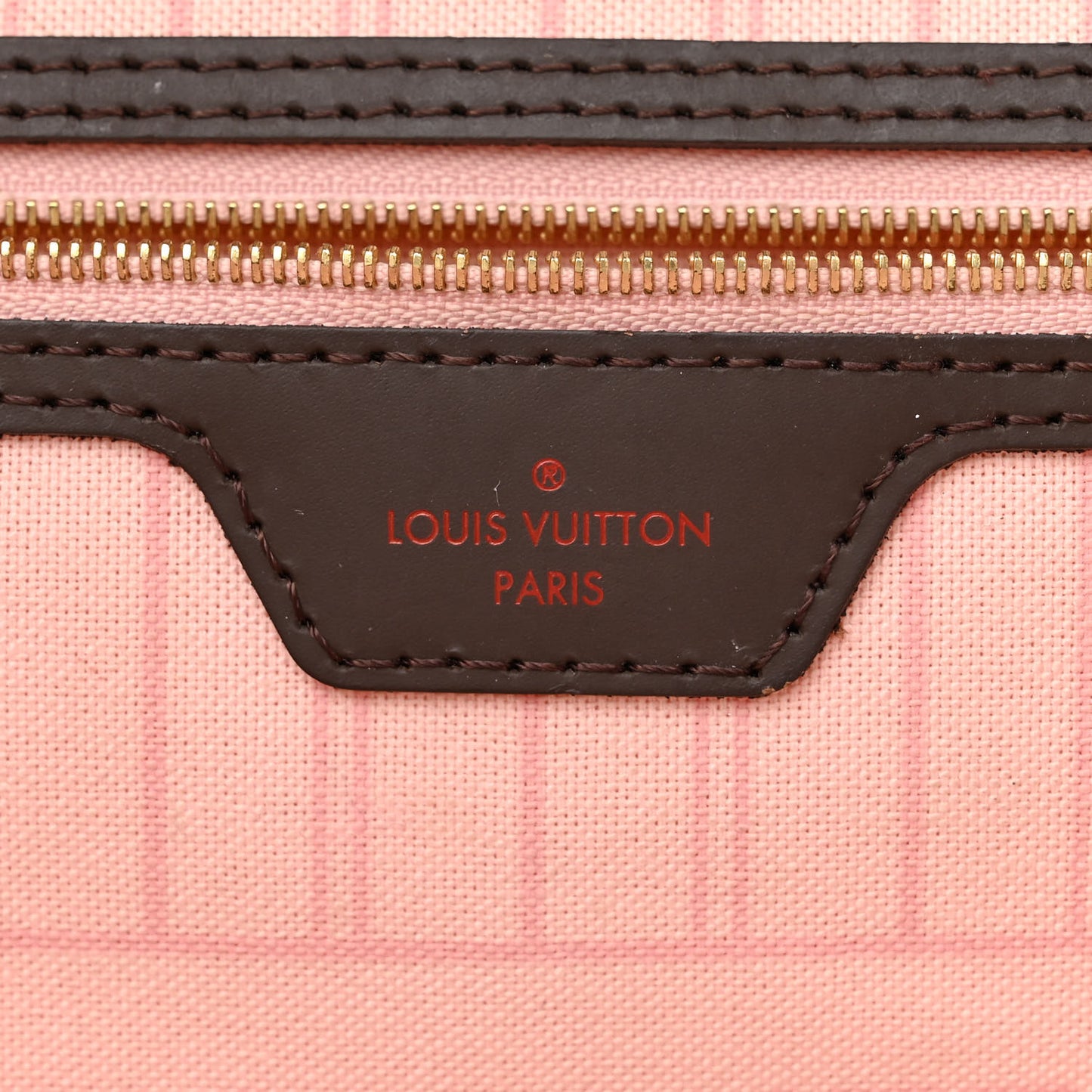 Damier Ebene Neo Neverfull MM Rose Ballerine
