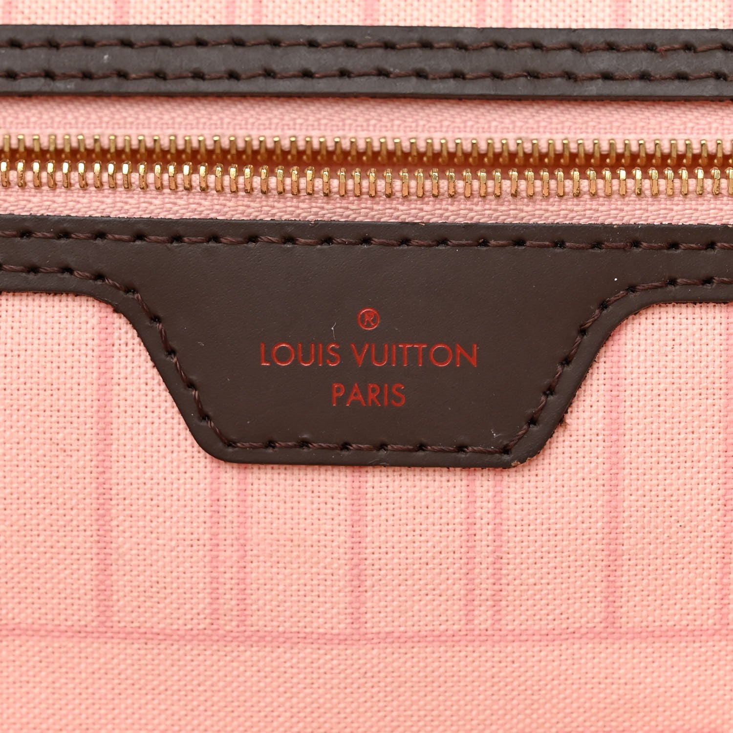 Louis Vuitton Damier Ebene Neo Neverfull MM Rose Ballerine 8 of 16