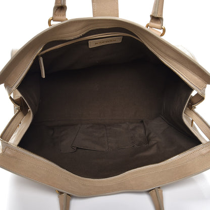 Saint Laurent Sheepskin Large Cabas ChYc Beige 5 of 14