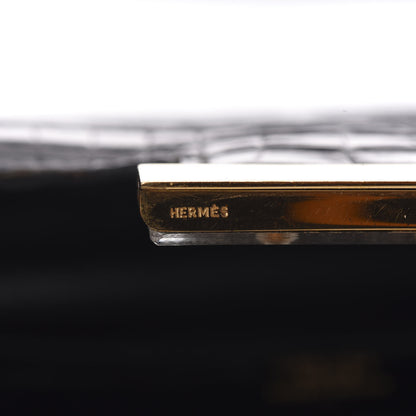 Hermes Shiny Porosus Crocodile Constance 24 Black 10 of 20