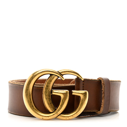 Gucci Faded Calfskin Double G 40mm Belt 85 34 Cuir 1 of 5