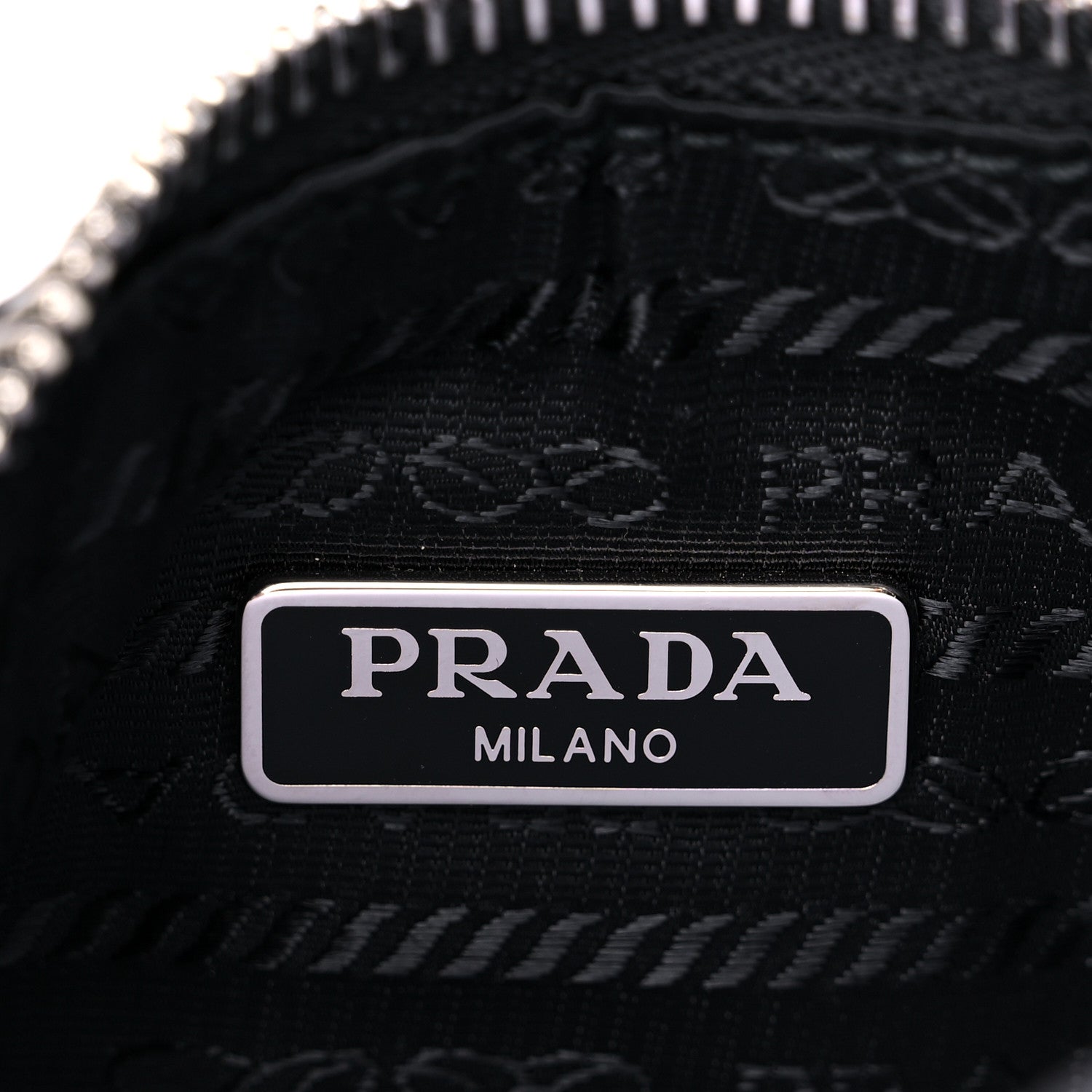 Prada Tessuto Nylon Saffiano Mini Re-Edition 2005 Bag Black 6 of 8