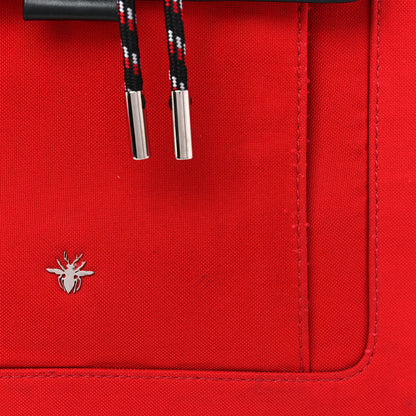 Christian Dior Calfskin Nylon Motion Backpack Red Black 13 of 13