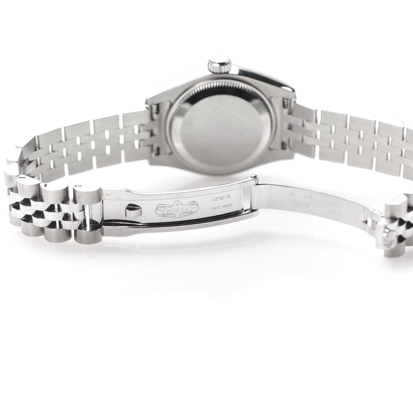 Stainless Steel 18K White Gold 26mm Oyster Perpetual Datejust Watch White Roman 179174