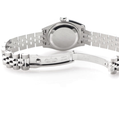 Rolex Stainless Steel 18K White Gold 26mm Oyster Perpetual Datejust Watch White Roman 179174 6 of 6