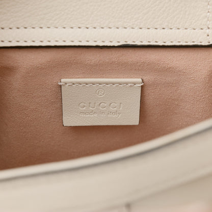 Gucci Wonka Grain Calfskin Mini Diana Tote Bag Mystic White 6 of 18