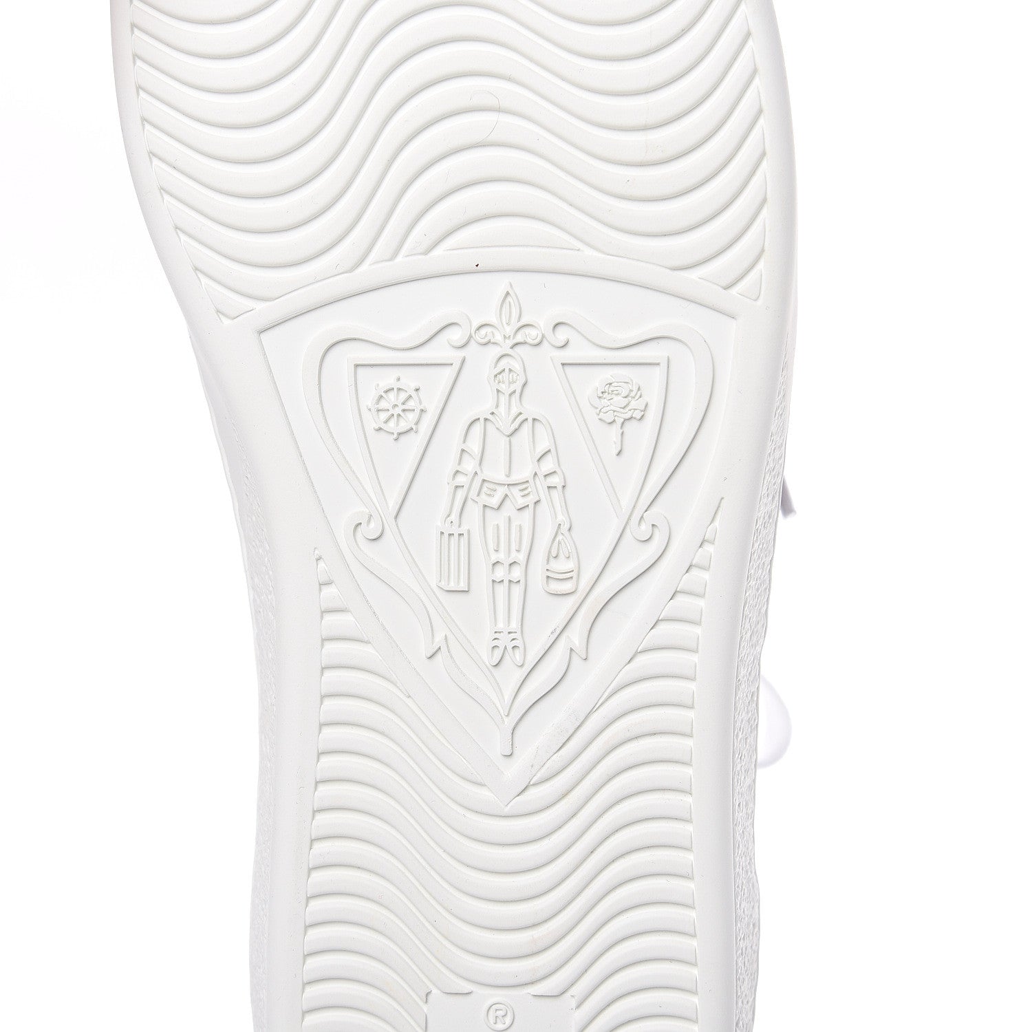 Gucci Miro Soft Calfskin Ayers Web Mens Ace Sneakers 8 White Blue 7 of 9