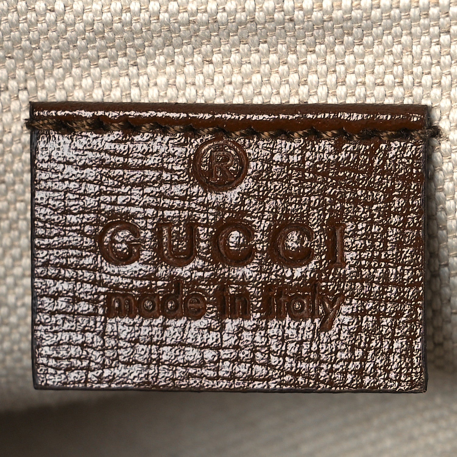 Gucci GG Supreme Monogram Web Mini Horsebit 1955 Shoulder Bag Beige Brown Sugar 8 of 11